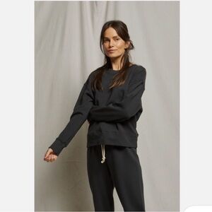 perfectwhitetee Classic Black Crew Neck Sweater — Tyler true black